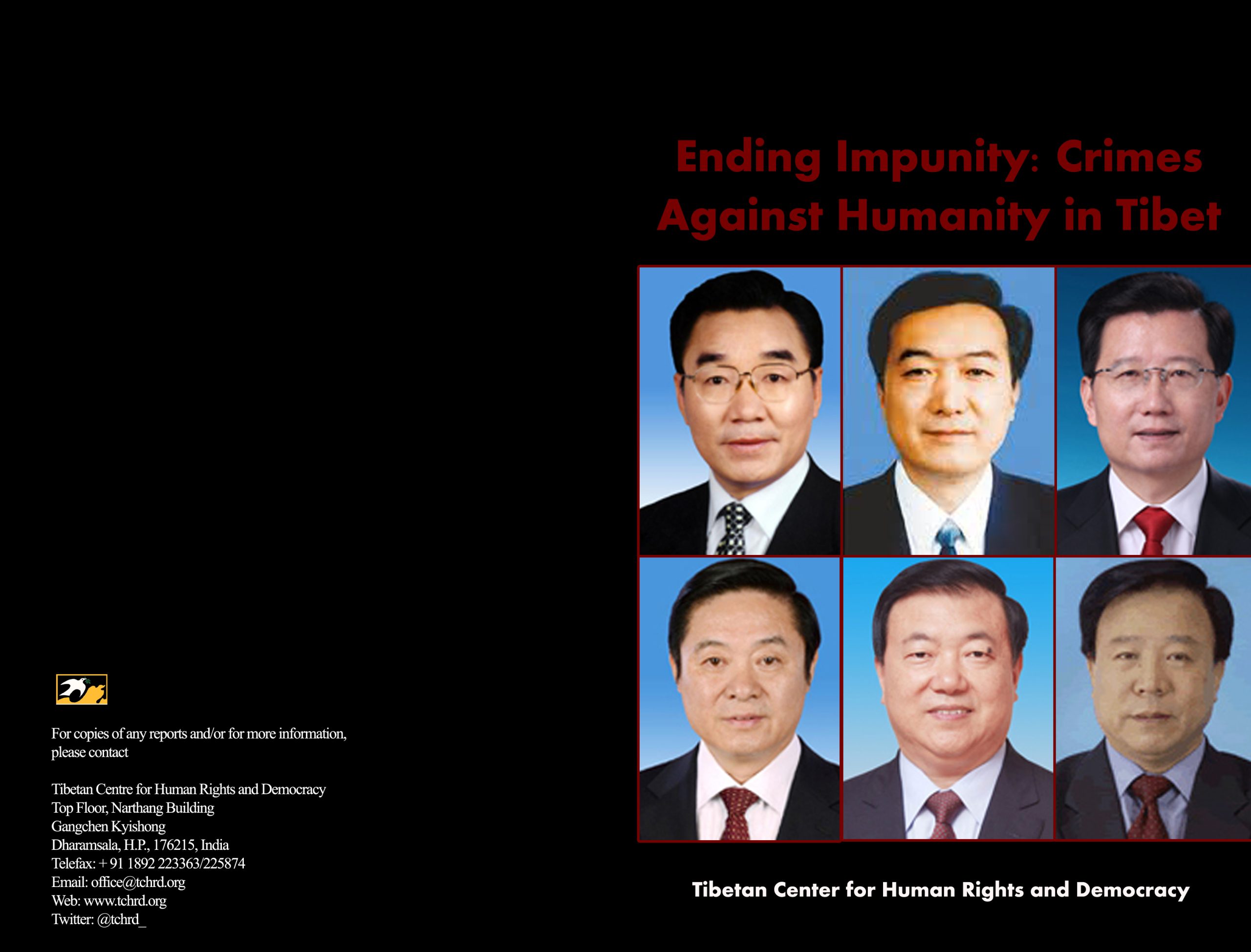 TCHRD’s new report on ‘Ending Impunity: Crimes Against Humanity in Tibet’