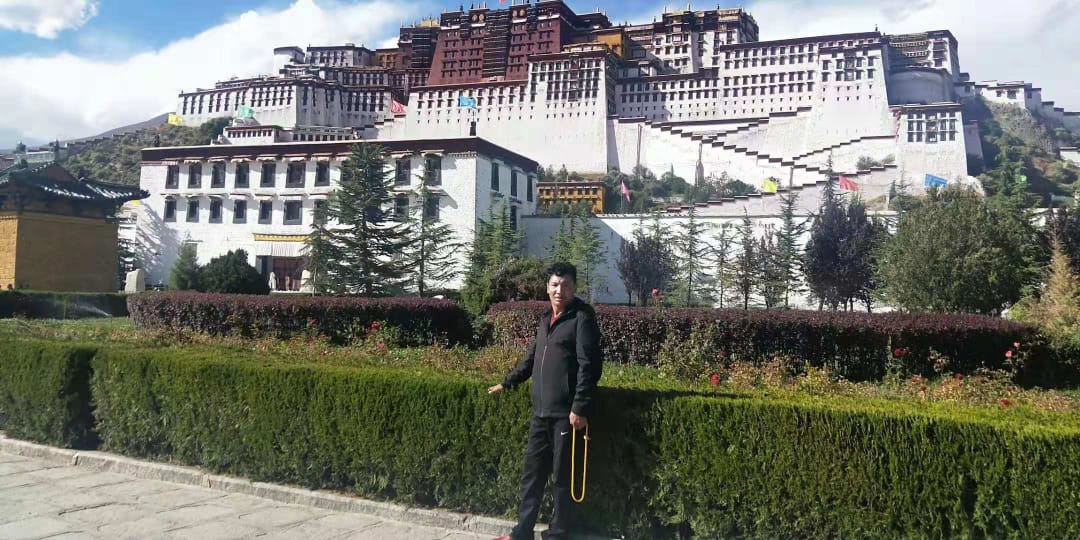 lhadar An undated photo of Lhadar on a pilgrimage trip to the Potala Palace in Lhasa.