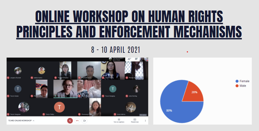 Tibetan college students participate in TCHRD’s online workshop on human rights final-post