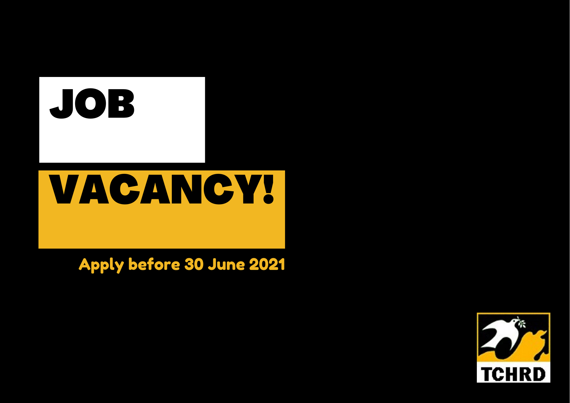 TCHRD Announces Vacancy for the Post of Tibetan Researcher