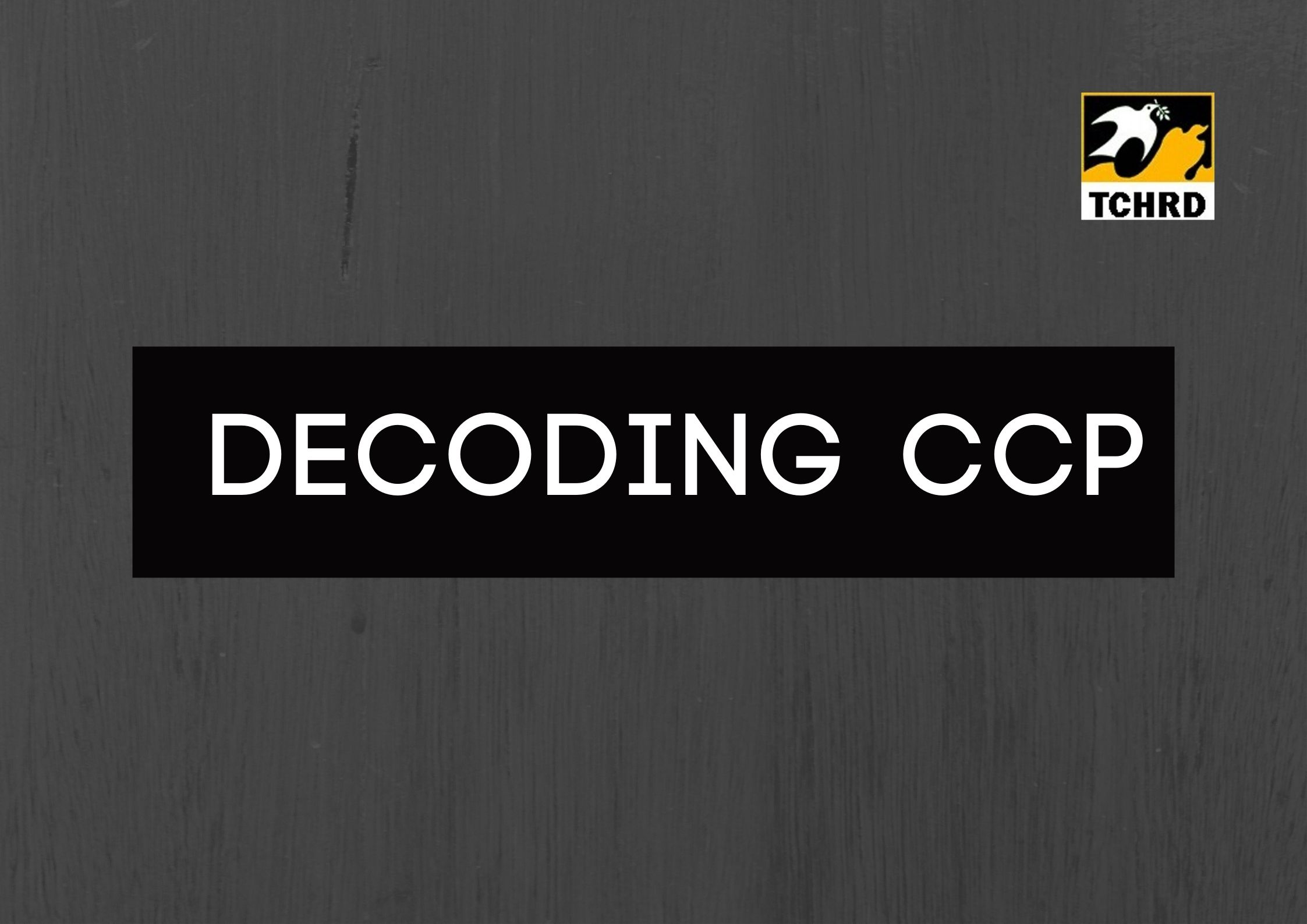 Introducing Decoding CCP