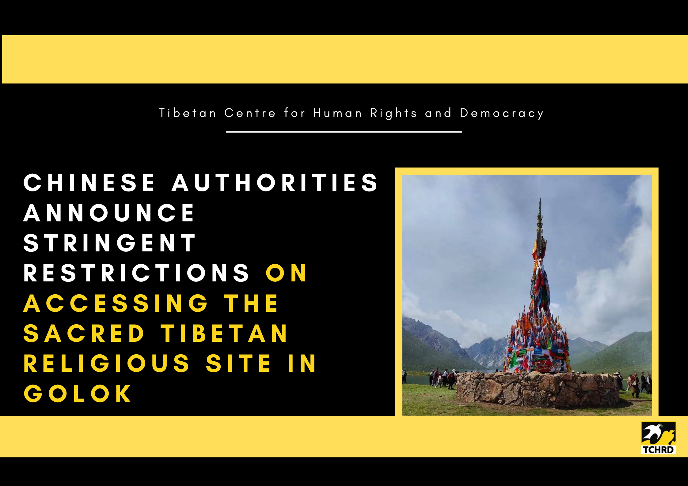 Chinese authorities announce stringent restrictions on accessing sacred Tibetan religious site in Golok